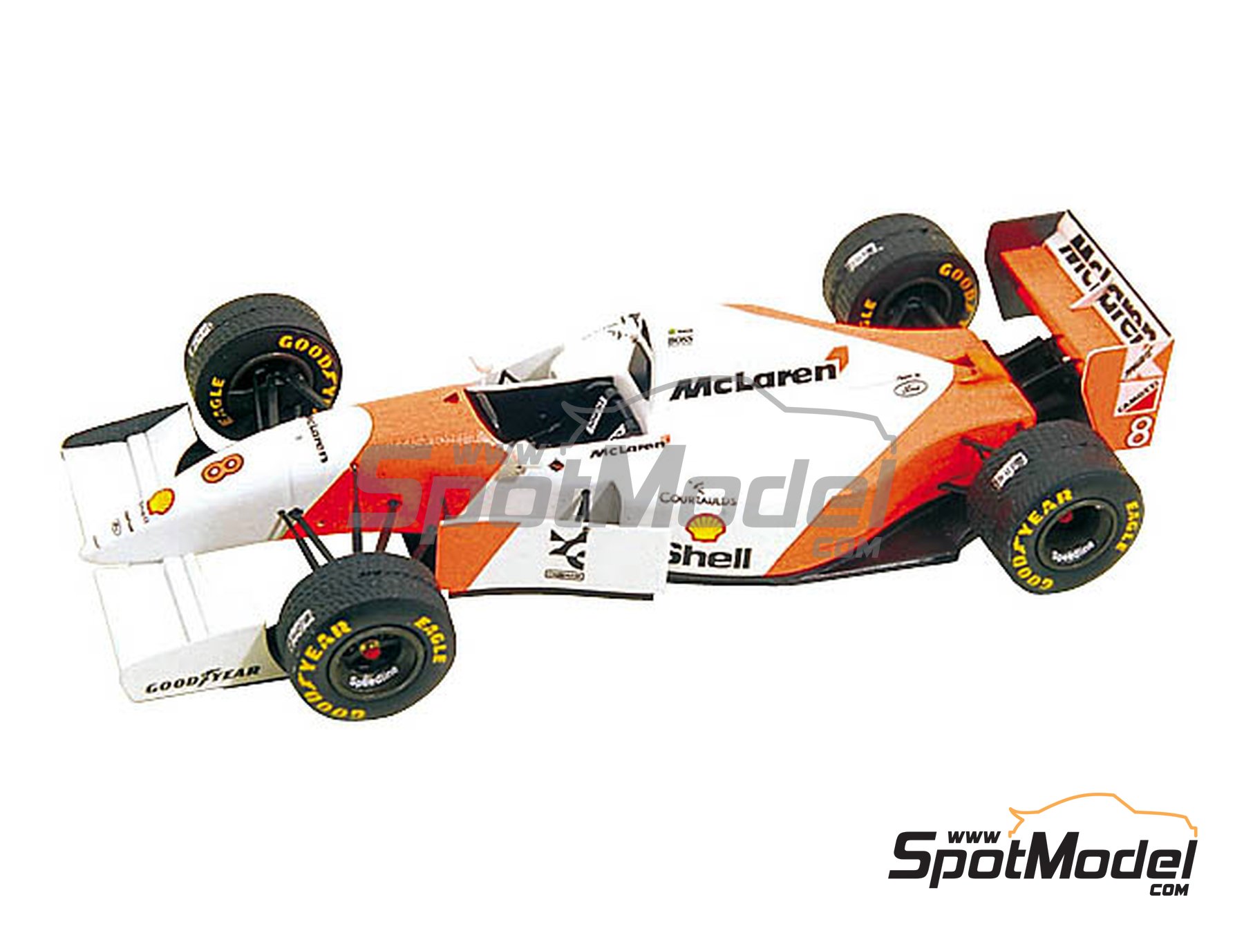 Tameo Kits TMK166: Car scale model kit 1/43 scale - McLaren Ford